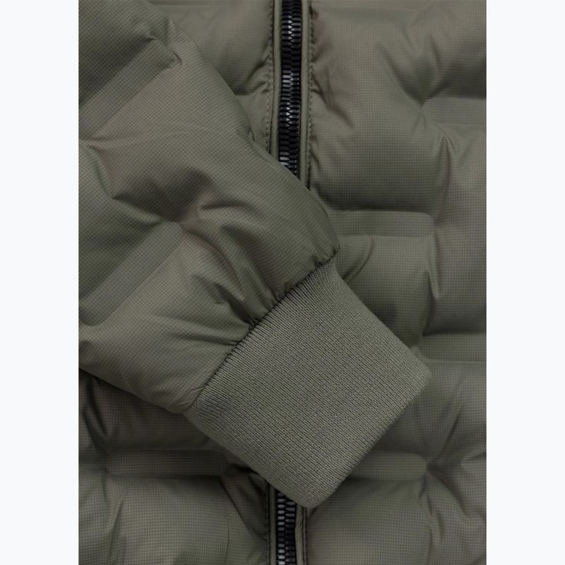 Férfi télikabát Pitbull Fisk Quilted Hooded olive 7