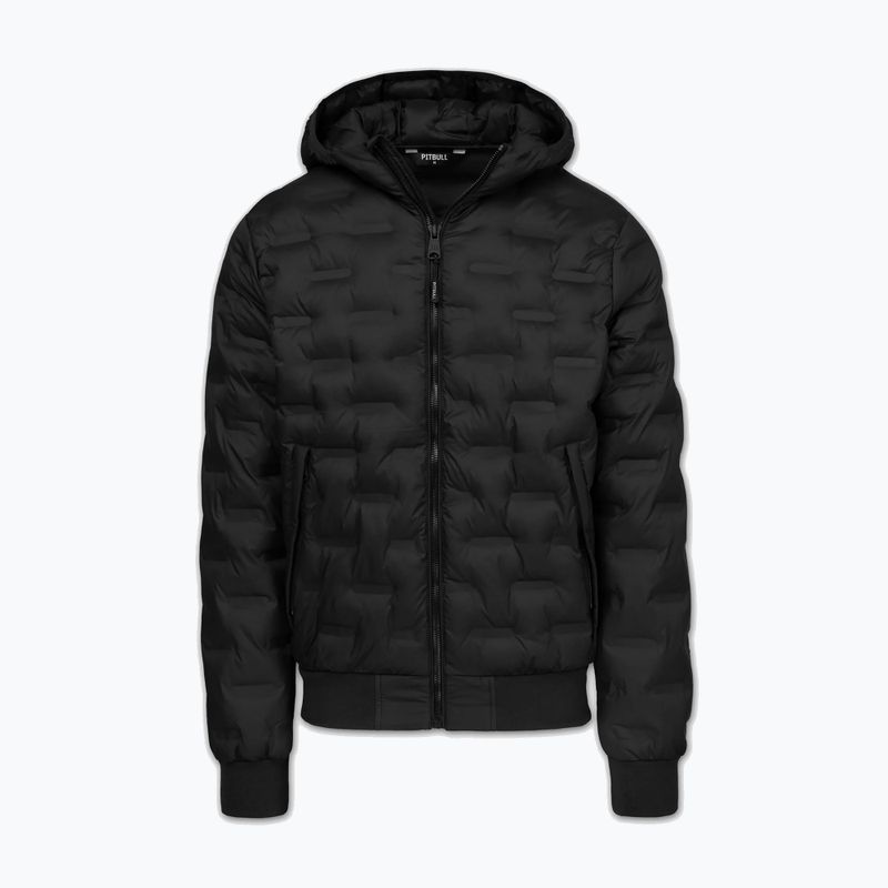 Férfi téli dzseki Pitbull Fisk Quilted Hooded black 5