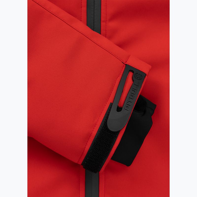 Férfi téli dzseki Pitbull Padded Rockfish Hooded fluorescent red 6