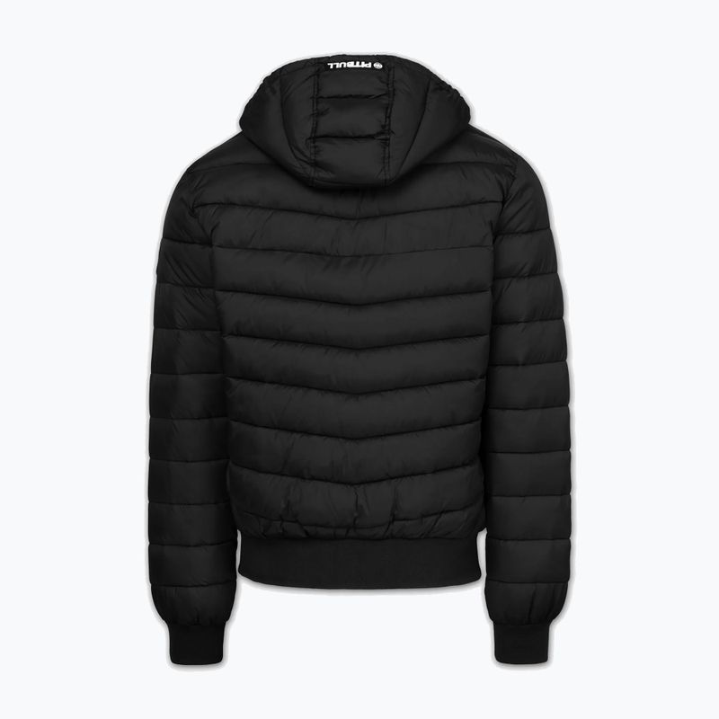 Férfi téli dzseki Pitbull Rubio Quilted Hooded black 6