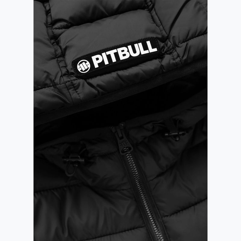 Férfi téli dzseki Pitbull Rubio Quilted Hooded black 8