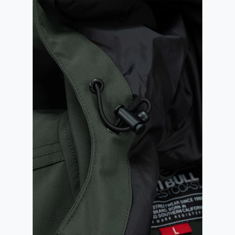 Férfi téli dzseki Pitbull Balboa 2 Hooded dark green 9