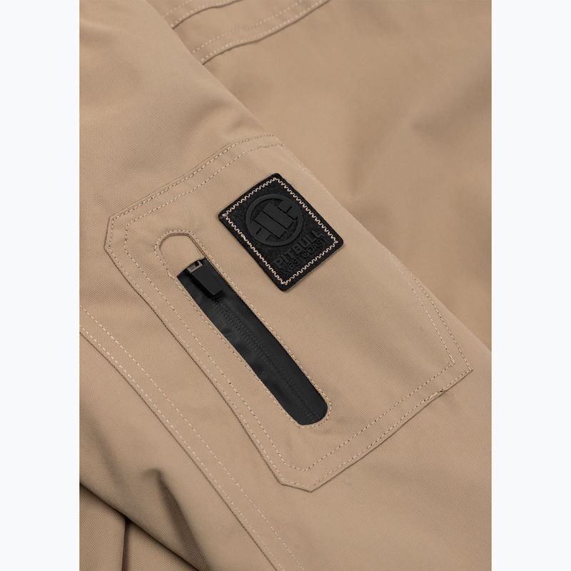 Férfi téli dzseki Pitbull Balboa 2 Hooded dark sand 10