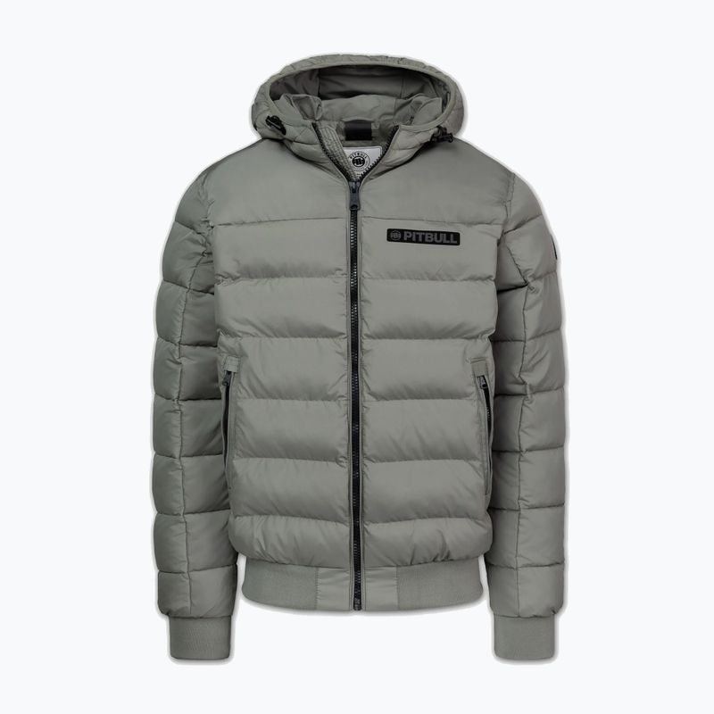 Férfi télikabát Pitbull Dillon Quilted Hooded dusty salvia 6