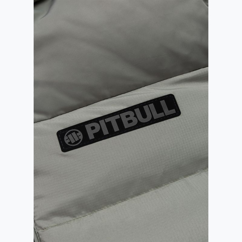 Férfi télikabát Pitbull Dillon Quilted Hooded dusty salvia 9