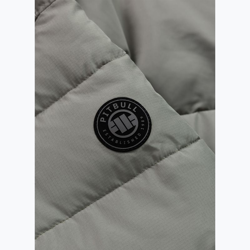 Férfi télikabát Pitbull Dillon Quilted Hooded dusty salvia 10