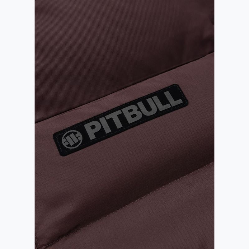 Férfi télikabát Pitbull Dillon Quilted Hooded burgundy 9