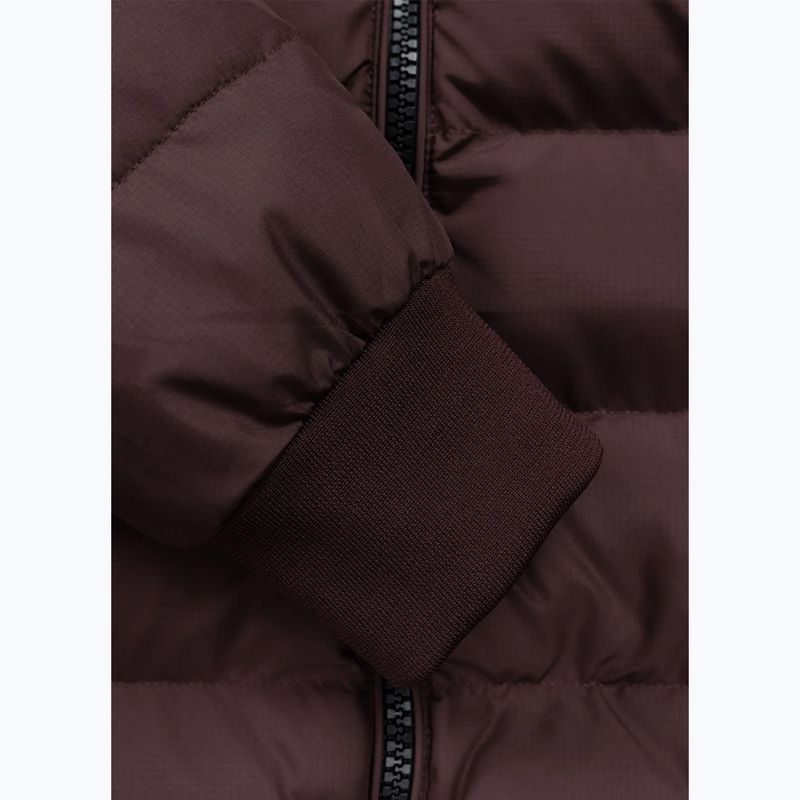 Férfi télikabát Pitbull Dillon Quilted Hooded burgundy 11