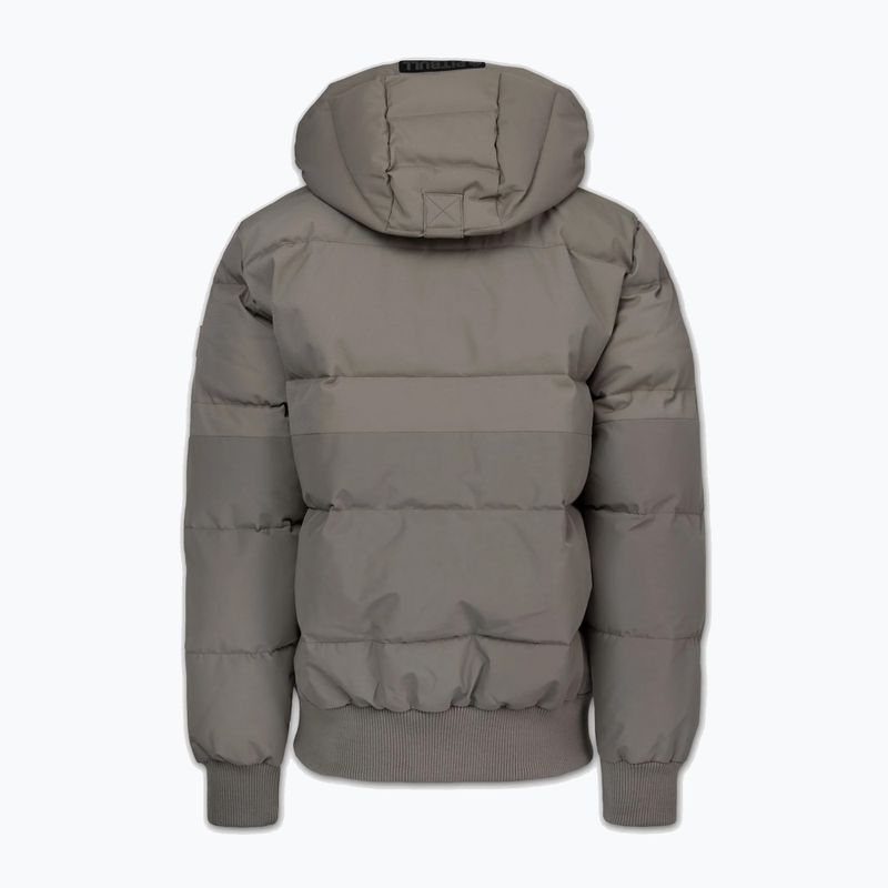 Férfi télikabát Pitbull Patton Quilted Hooded taupe 5