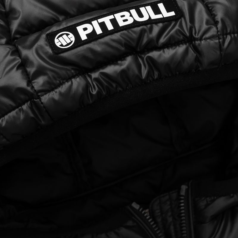 Férfi téli dzseki Pitbull Shatto Quilted Hooded black 5