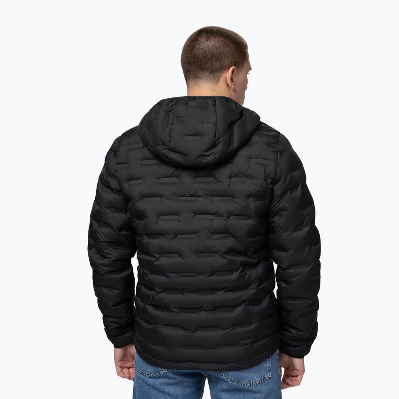 Férfi téli kabát Pitbull Camino Quilted Hooded black 3