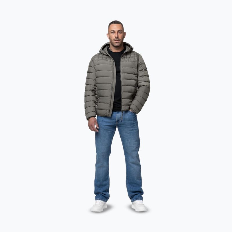 Férfi téli dzseki Pitbull Foothill Hooded Padded taupe 2