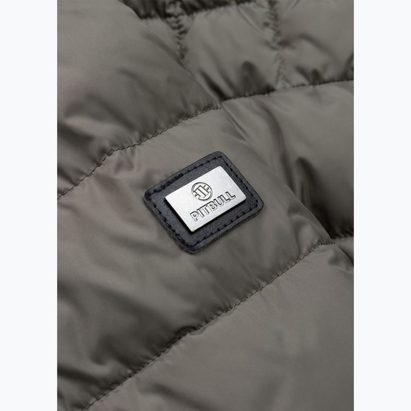 Férfi téli dzseki Pitbull Foothill Hooded Padded taupe 8