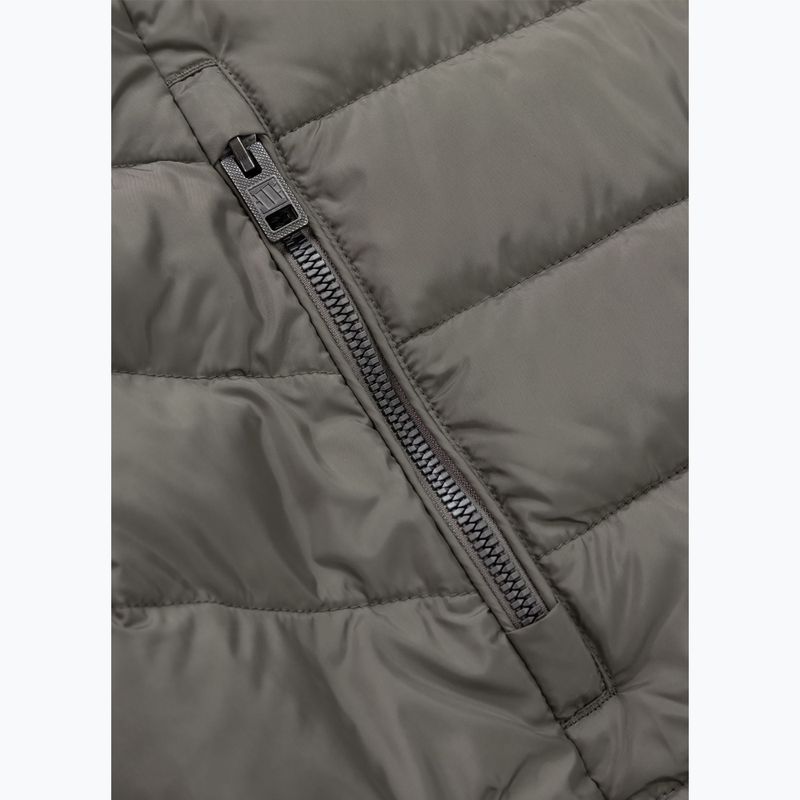 Férfi téli dzseki Pitbull Foothill Hooded Padded taupe 10