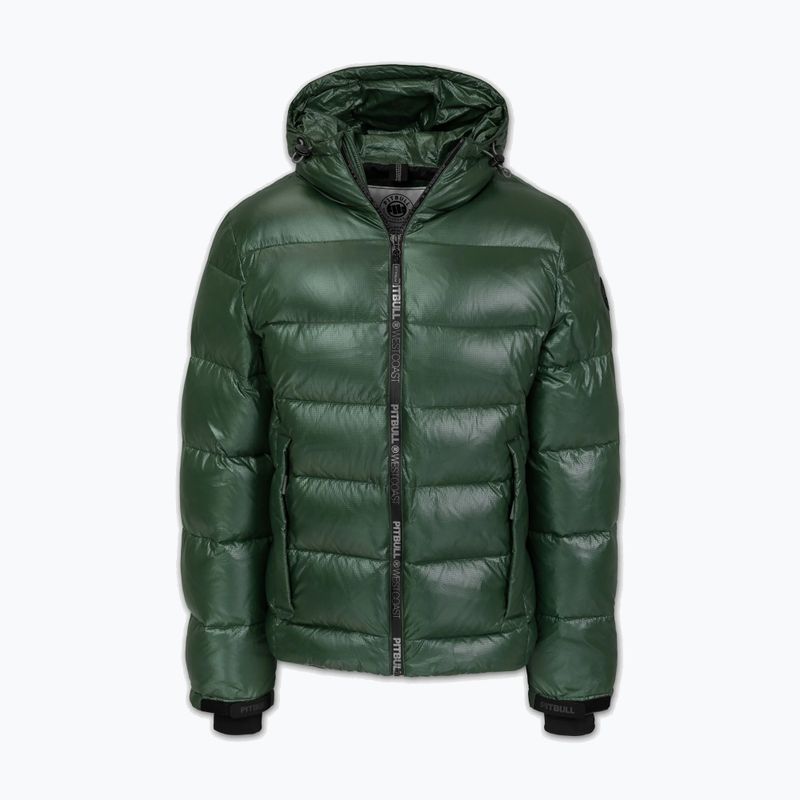 Férfi téli dzseki Pitbull Pepperwood Ribstop Padded Hooded black/green 5