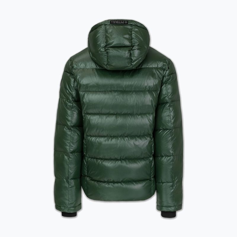 Férfi téli dzseki Pitbull Pepperwood Ribstop Padded Hooded black/green 6