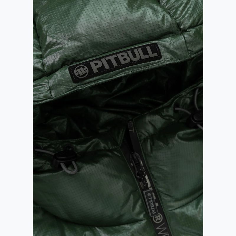 Férfi téli dzseki Pitbull Pepperwood Ribstop Padded Hooded black/green 9