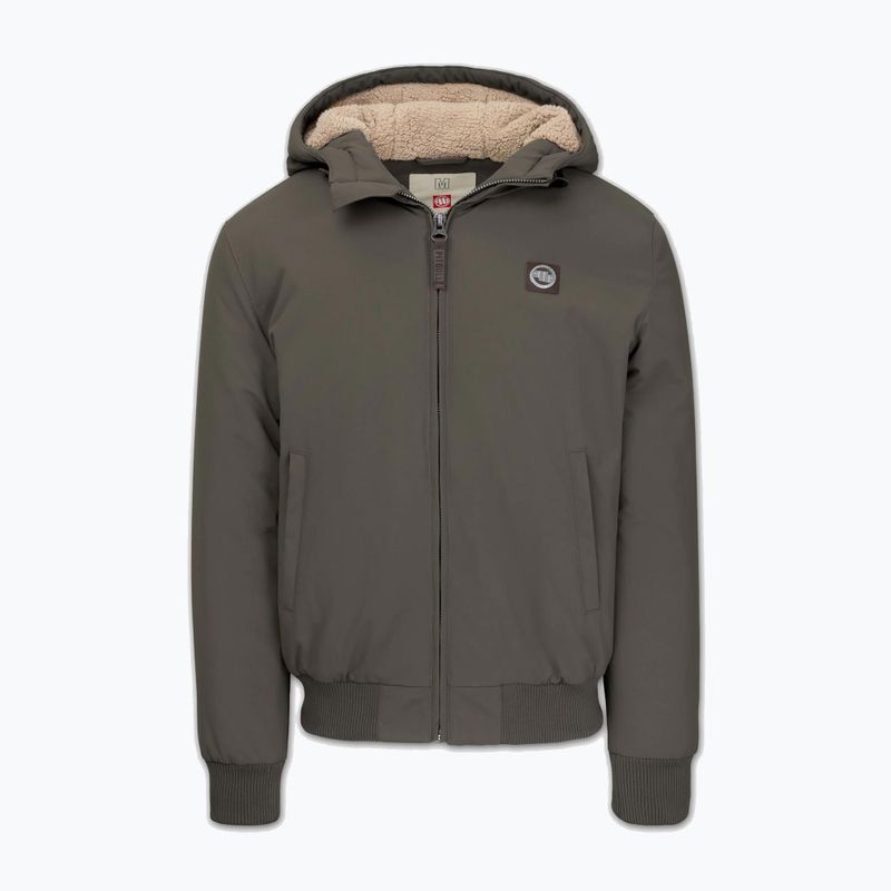 Férfi télikabát Pitbull Elkwood 3 Sherpa Hooded taupe 5