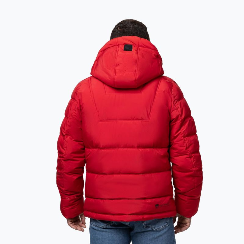 Férfi téli dzseki Pitbull Piedmont Quilted Hooded fluorescent/red 2