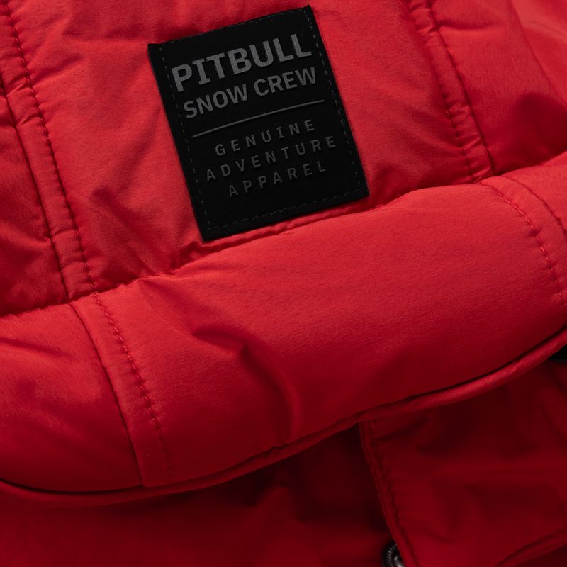 Férfi téli dzseki Pitbull Piedmont Quilted Hooded fluorescent/red 6