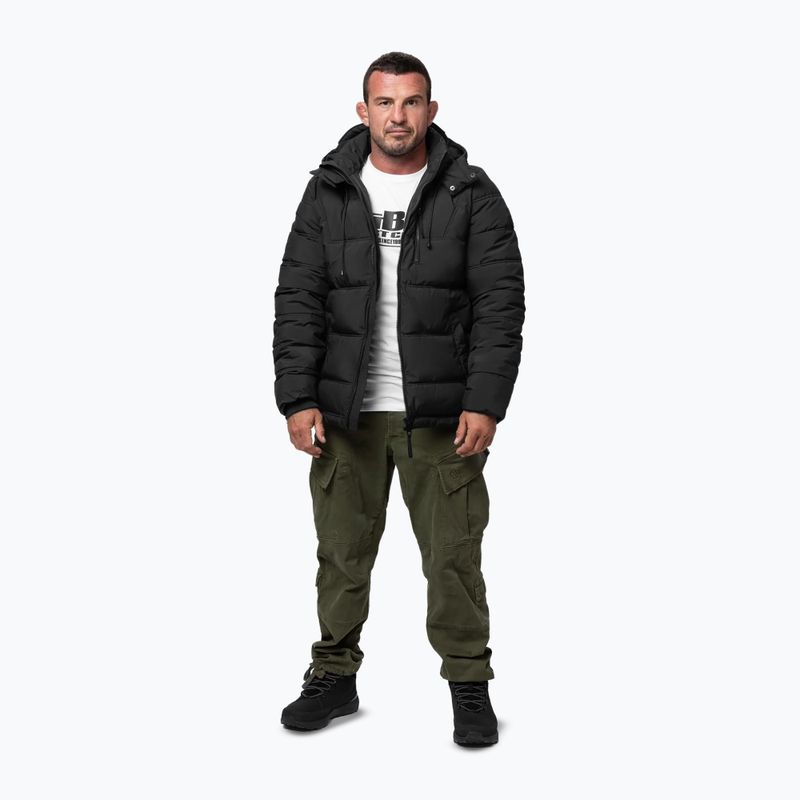 Férfi téli dzseki Pitbull Piedmont Quilted Hooded black 2