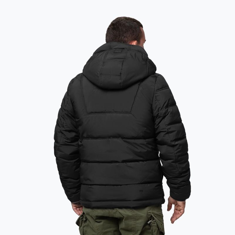 Férfi téli dzseki Pitbull Piedmont Quilted Hooded black 3