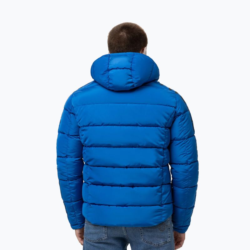 Férfi téli dzseki Pitbull Airway 4 Padded Hooded royal blue 3