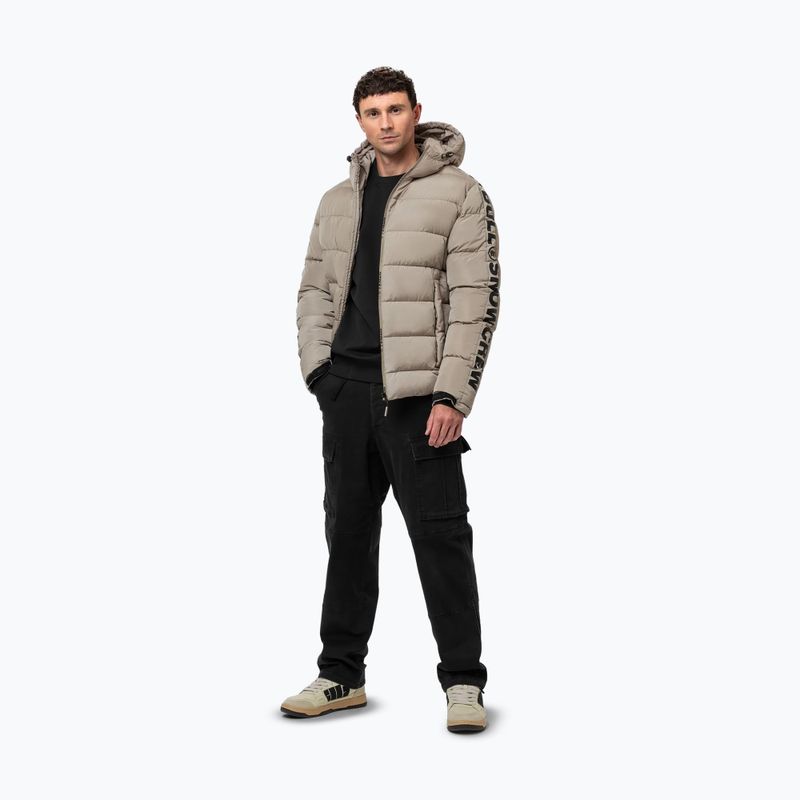 Férfi télikabát Pitbull Airway 4 Padded Hooded pale sand 2