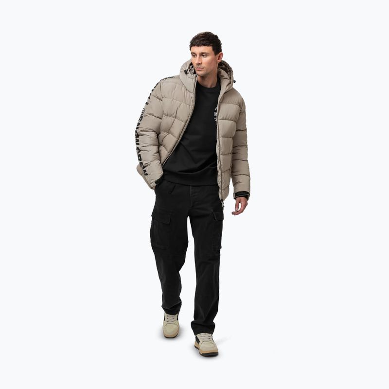Férfi télikabát Pitbull Airway 4 Padded Hooded pale sand 6