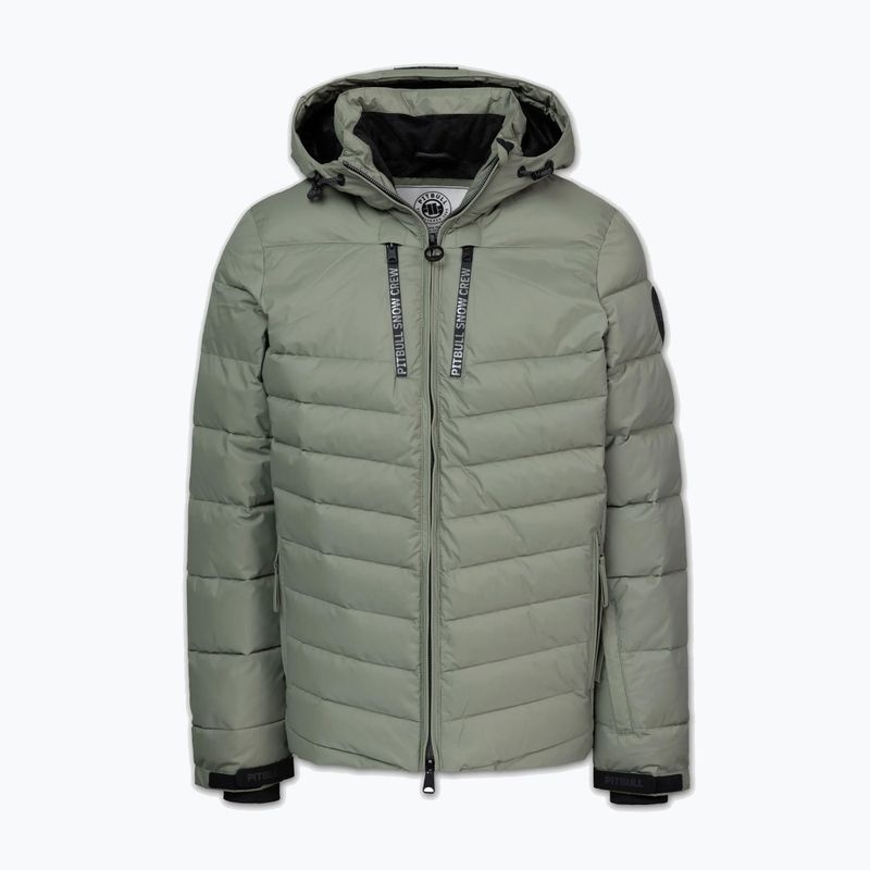 Férfi téli dzseki Pitbull Crestline Padded Hooded dusty salvia 4