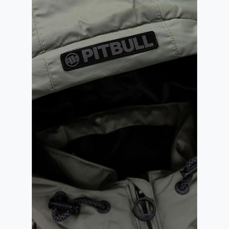 Férfi téli dzseki Pitbull Crestline Padded Hooded dusty salvia 6