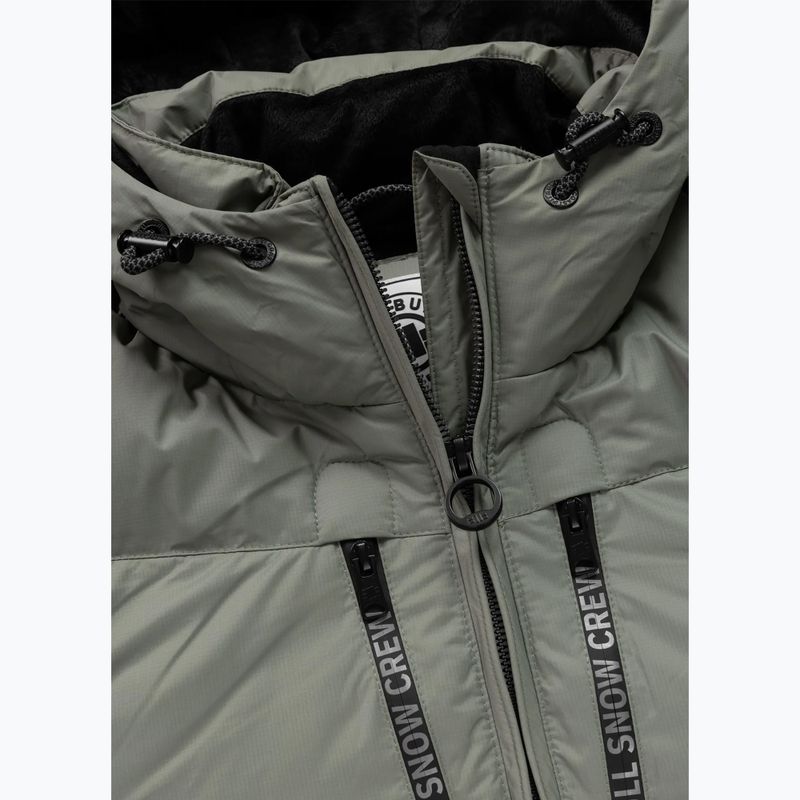 Férfi téli dzseki Pitbull Crestline Padded Hooded dusty salvia 8