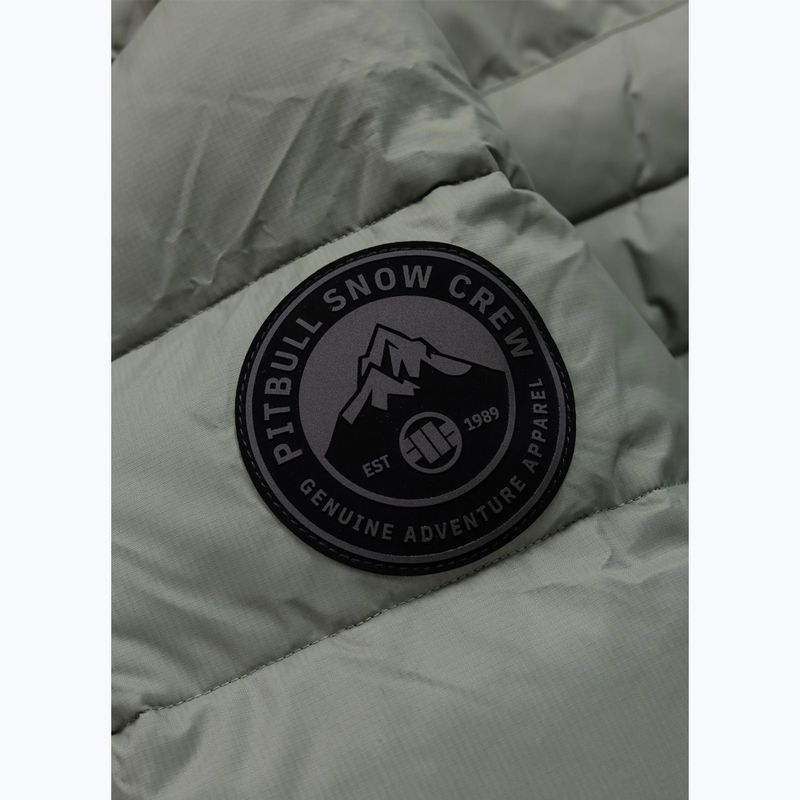 Férfi téli dzseki Pitbull Crestline Padded Hooded dusty salvia 10