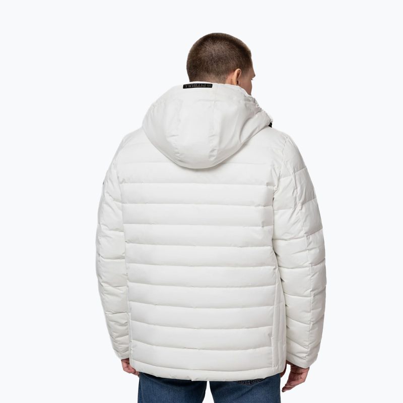 Férfi télikabát Pitbull Crestline Padded Hooded off white 3