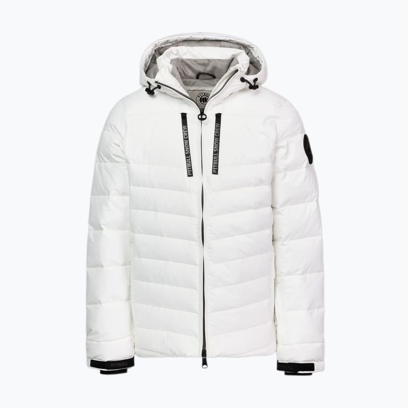 Férfi télikabát Pitbull Crestline Padded Hooded off white 6
