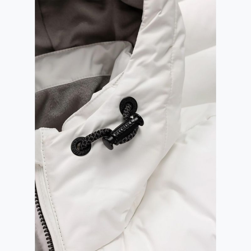 Férfi télikabát Pitbull Crestline Padded Hooded off white 9