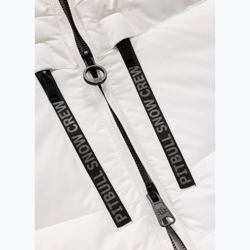 Férfi télikabát Pitbull Crestline Padded Hooded off white 11