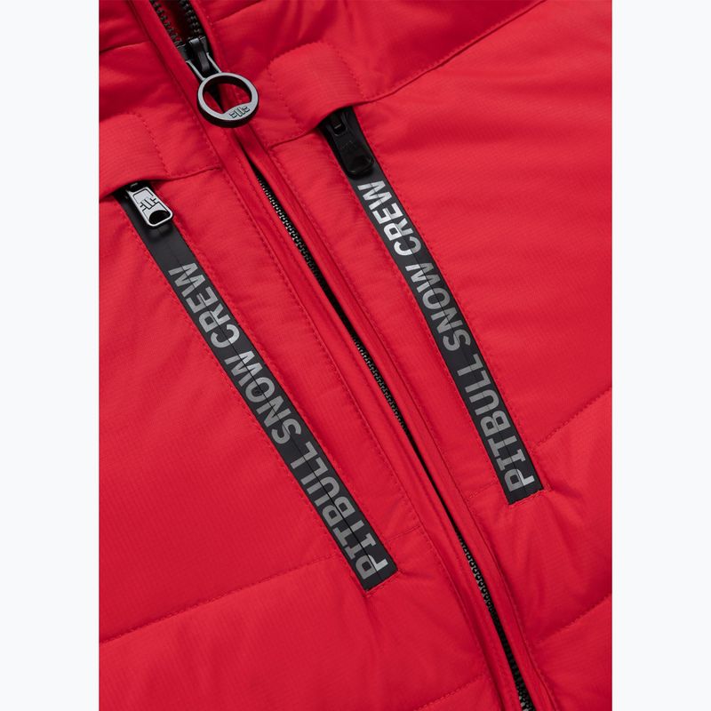 Férfi télikabát Pitbull Crestline Padded Hooded red 9