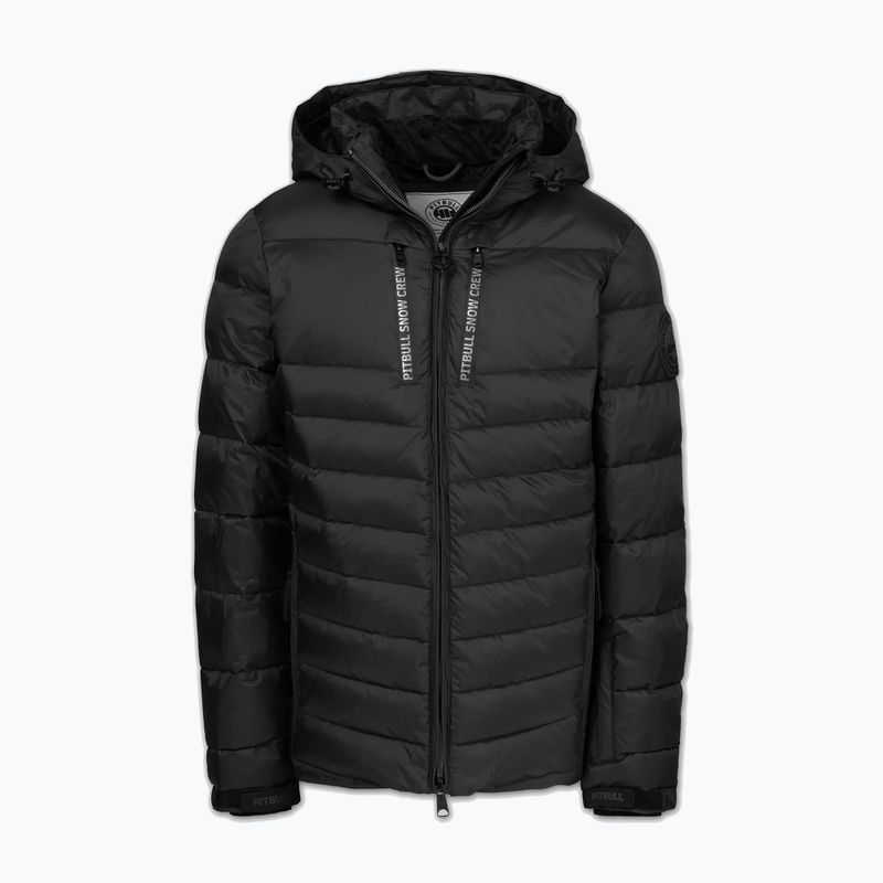 Férfi téli kabát Pitbull Crestline Padded Hooded black 5