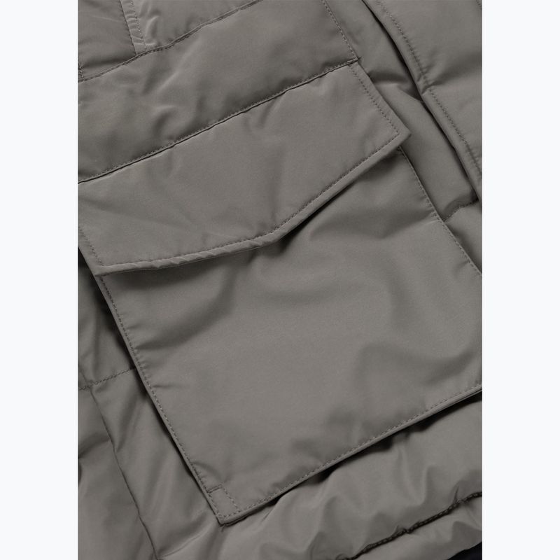 Férfi télikabát Pitbull Forest Hooded Parka taupe 14