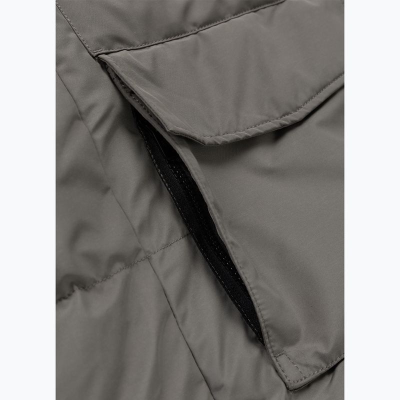 Férfi télikabát Pitbull Forest Hooded Parka taupe 15