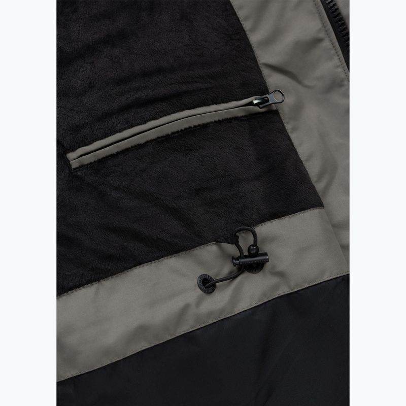 Férfi télikabát Pitbull Forest Hooded Parka taupe 18