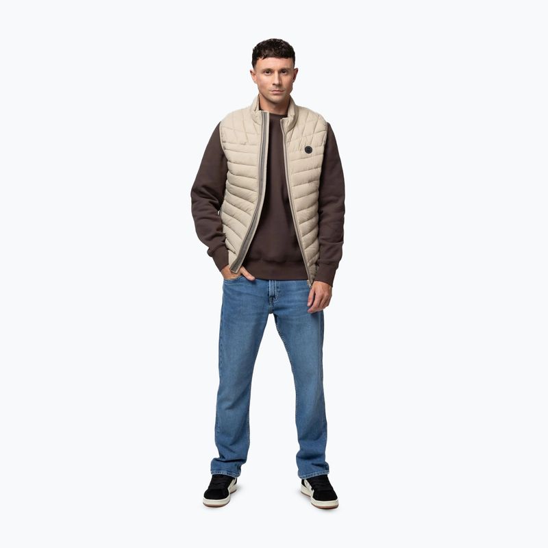 Férfi mellény Pitbull Naylor Padded pale sand 2