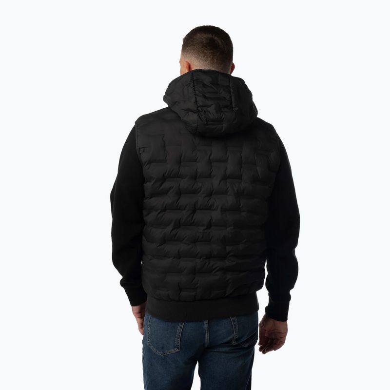 Férfi mellény Pitbull Fisk Quilted Hooded black 3