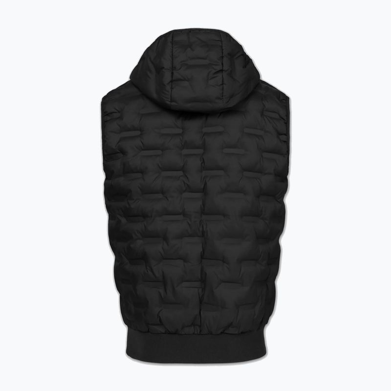 Férfi mellény Pitbull Fisk Quilted Hooded black 6