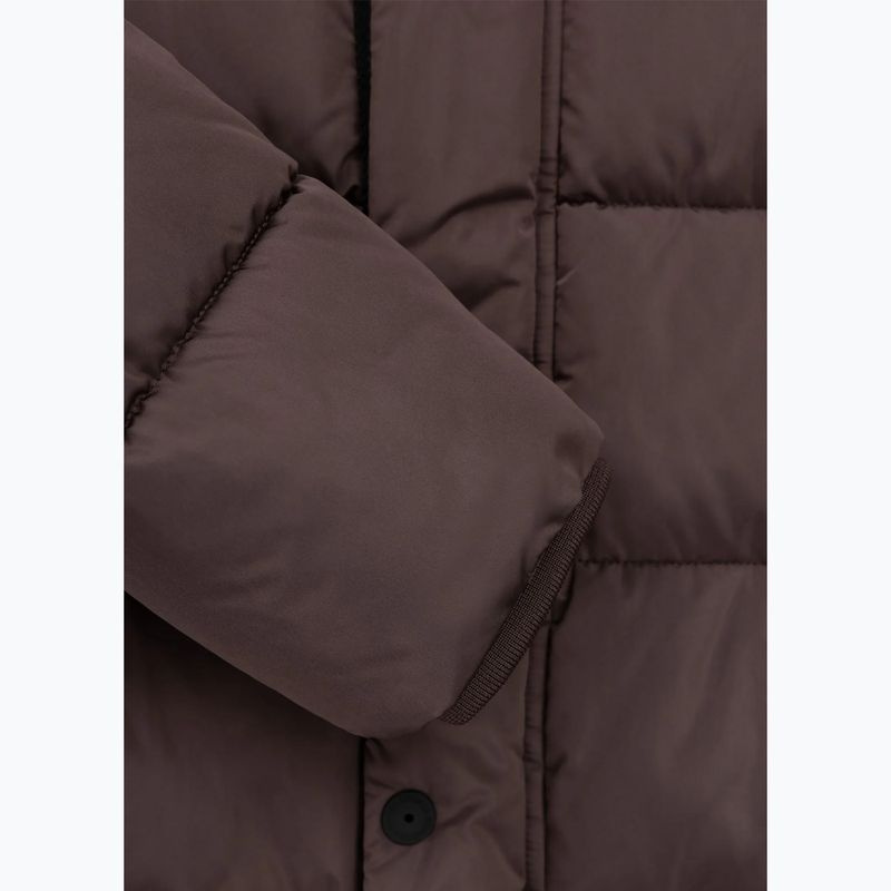 Női téli dzseki Pitbull Amalia Padded Hooded dark chocolate 10