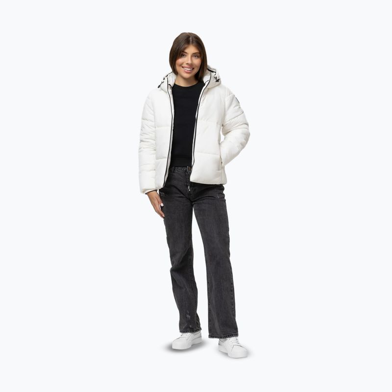 Női téli dzseki Pitbull Vista Quilted Hooded off white 2