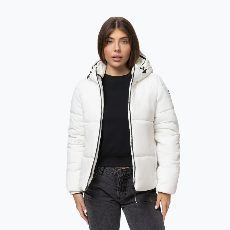 Női téli dzseki Pitbull Vista Quilted Hooded off white 4