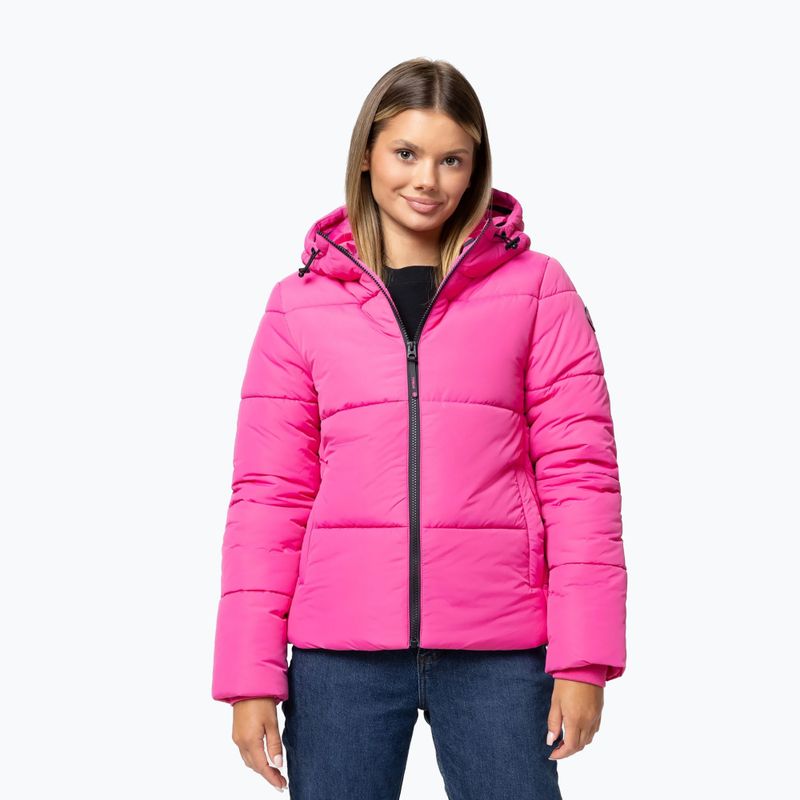 Női téli dzseki Pitbull Vista Quilted Hooded pink