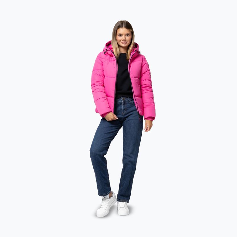 Női téli dzseki Pitbull Vista Quilted Hooded pink 2